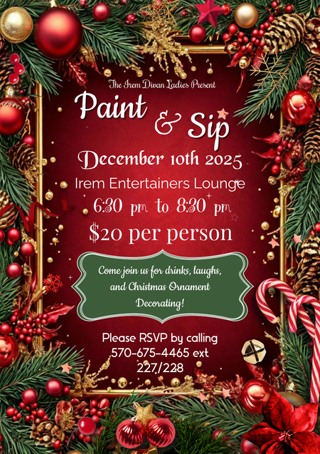25 DEC PAINT N SIP 50