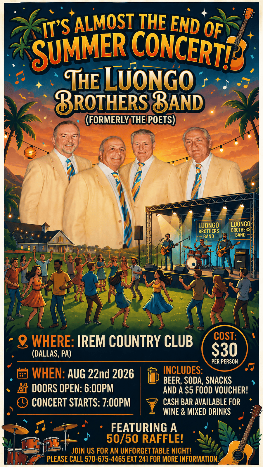 26 GOLF CONCERT POSTER 1