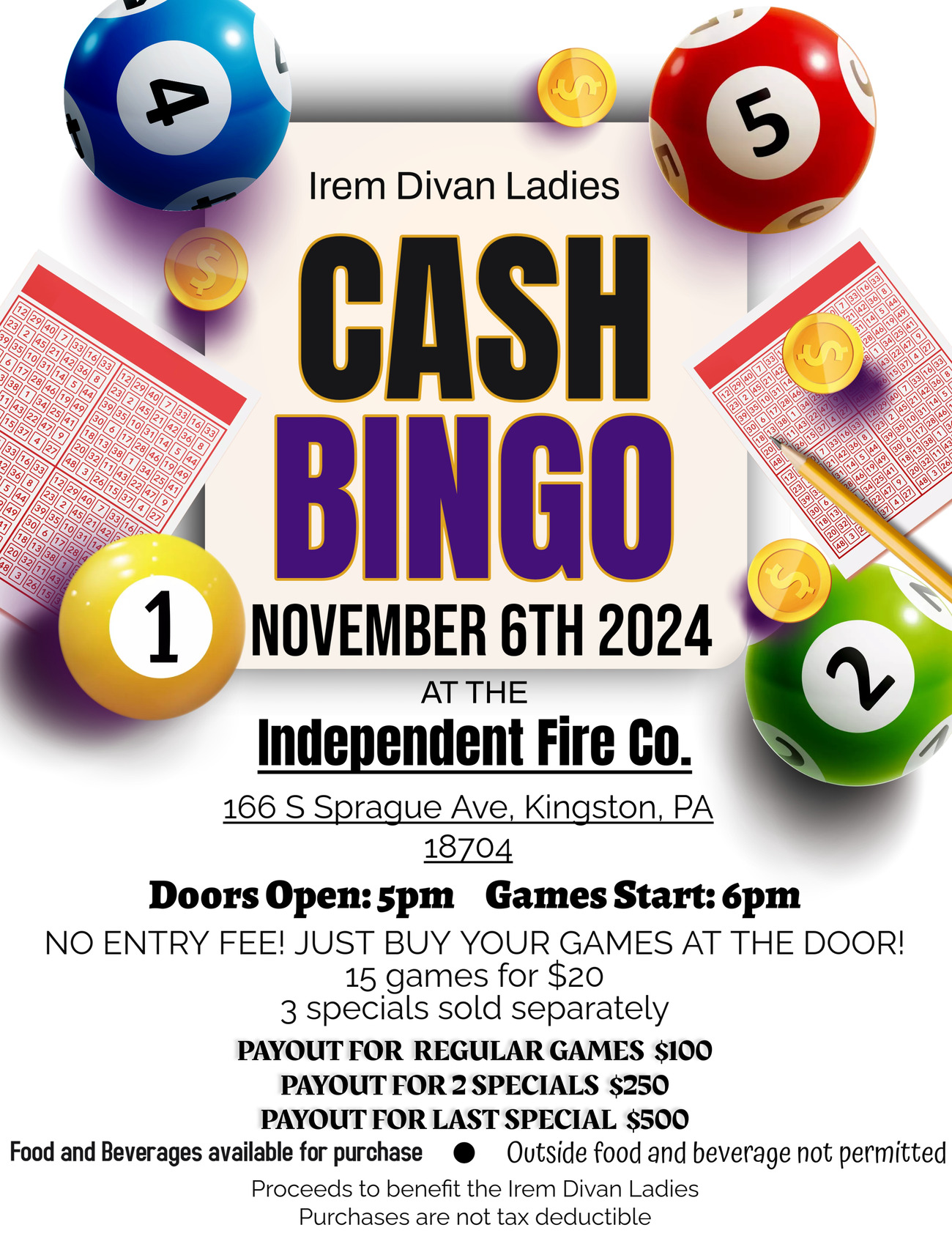 DIVAN LADIES BINGO 15 1