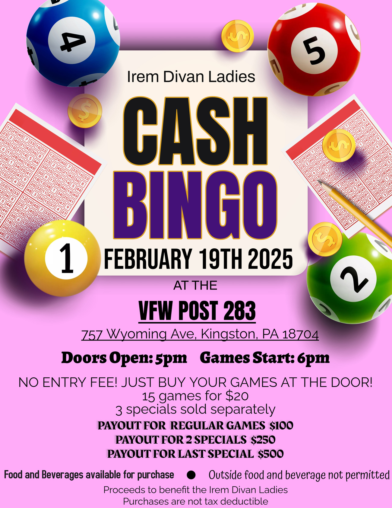 DIVAN LADIES BINGO 1 1