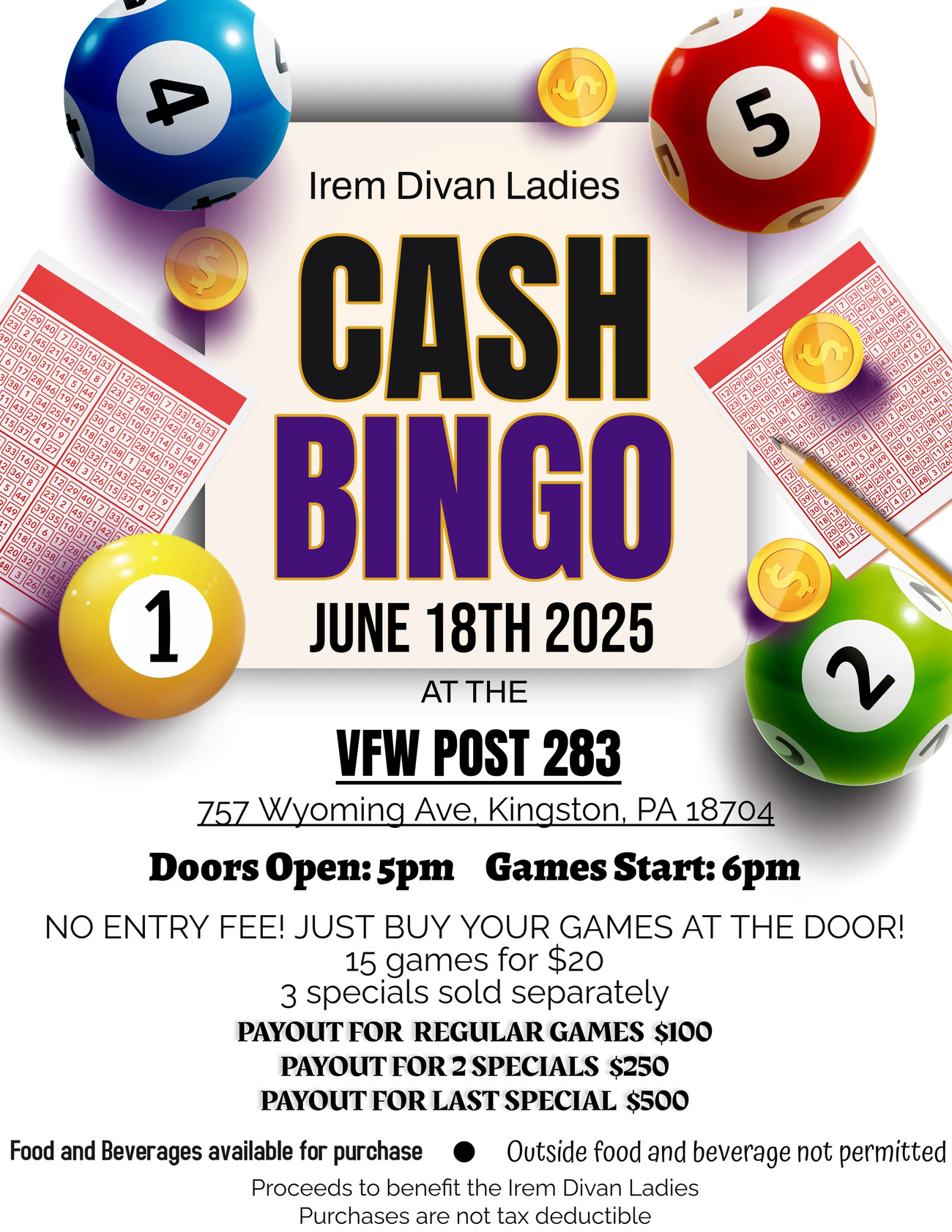 DIVAN LADIES BINGO 8 1