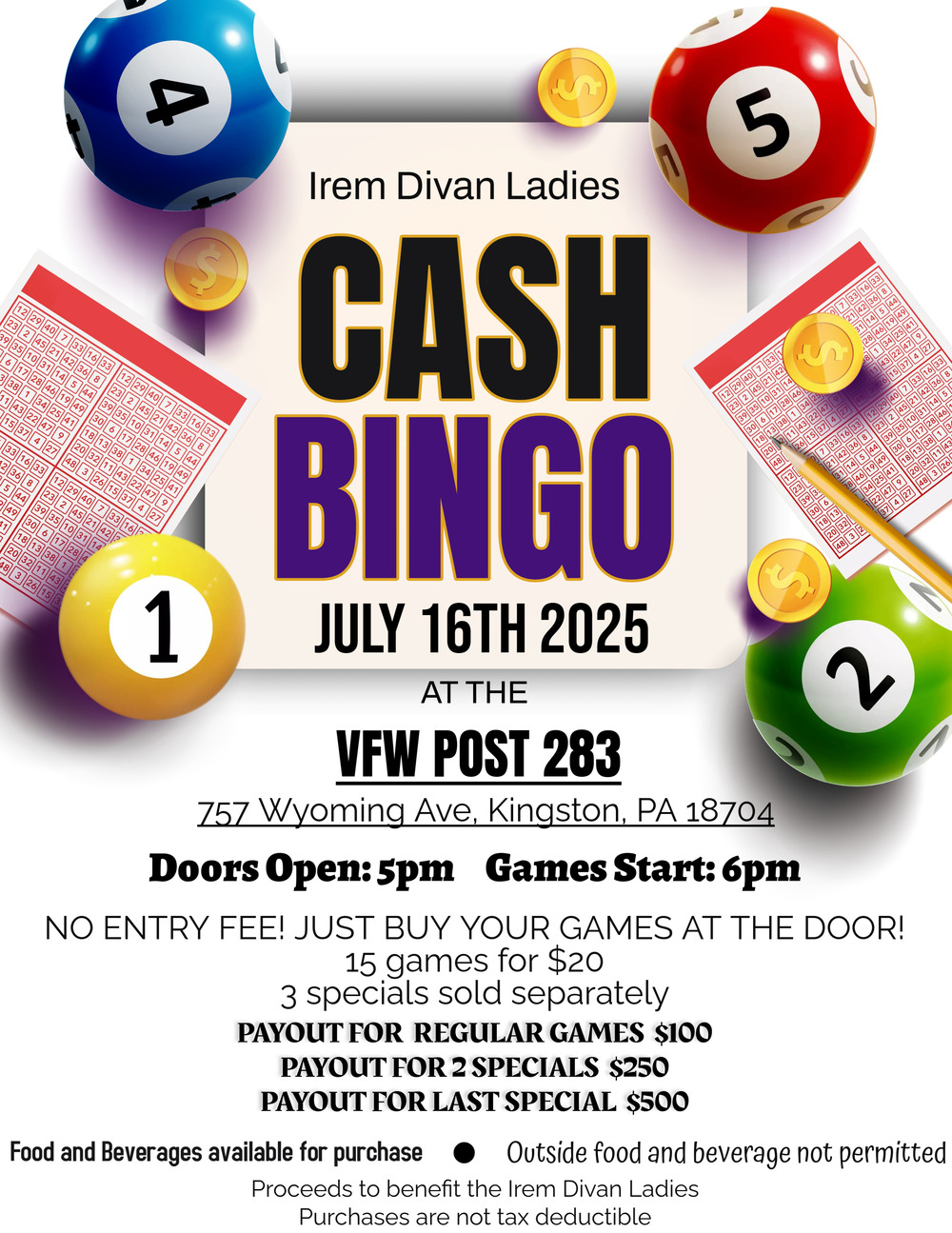 DIVAN LADIES BINGO 9 1