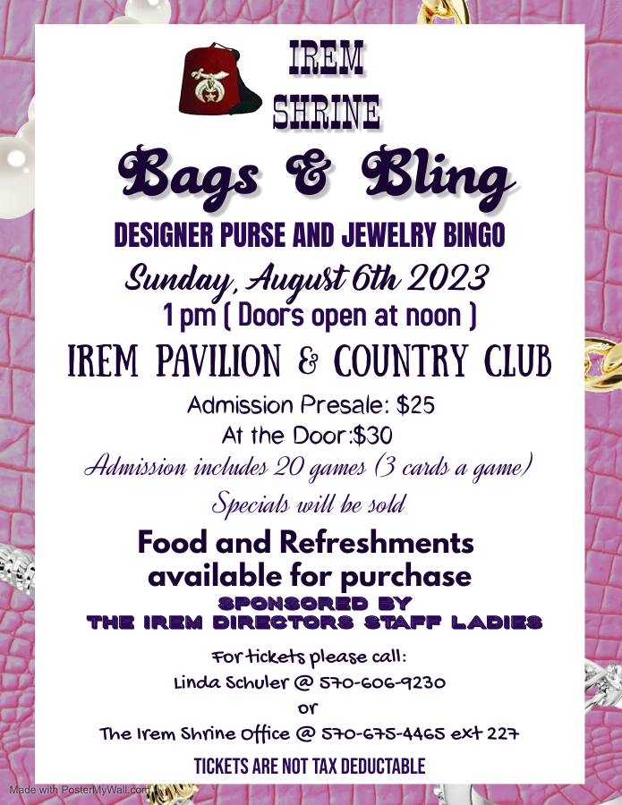 Purse bingo Made with PosterMyWall 2